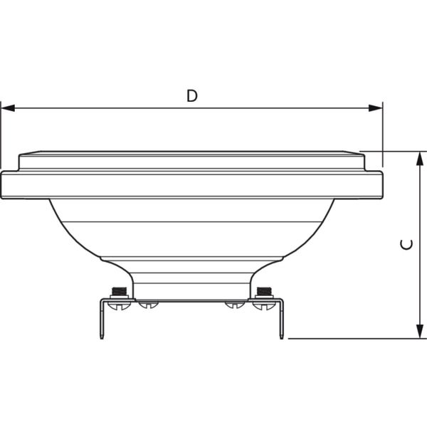 CorePro LEDspot 7-50W 830 AR111 40D image 2