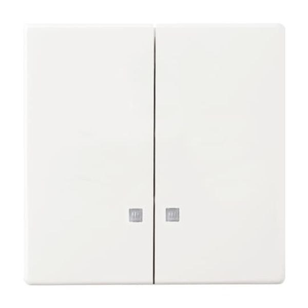 1785 K-84-500 Mechanical Controls None for Switch/push button, Two-part rocker studio white - 63x63 image 3