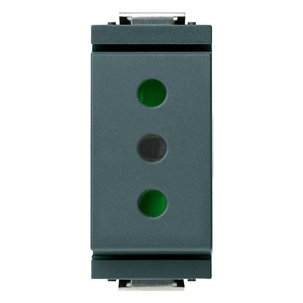 2P+E 10A P11 outlet grey image 1