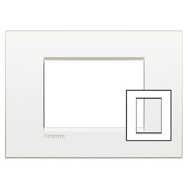 LL - COVER PLATE 3+3P PURE WHITE image 2