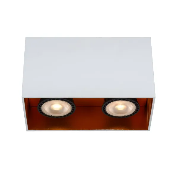 Lucide BIDO - Ceiling spotlight - 2xGU10 - White image 1