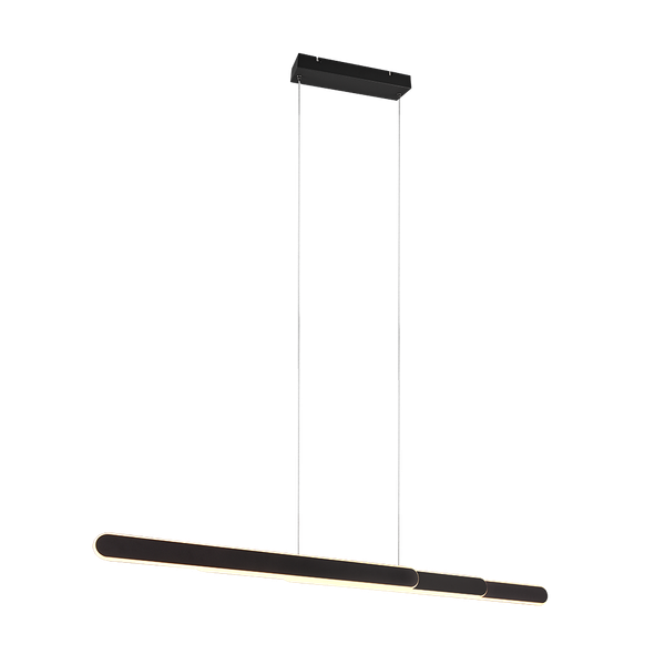 Helios LED pendant 82,5-130 cm matt black image 1