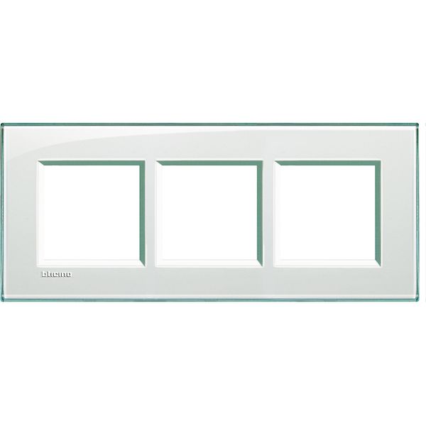 LL - cover plate 2x3P 57mm aquamarine image 1