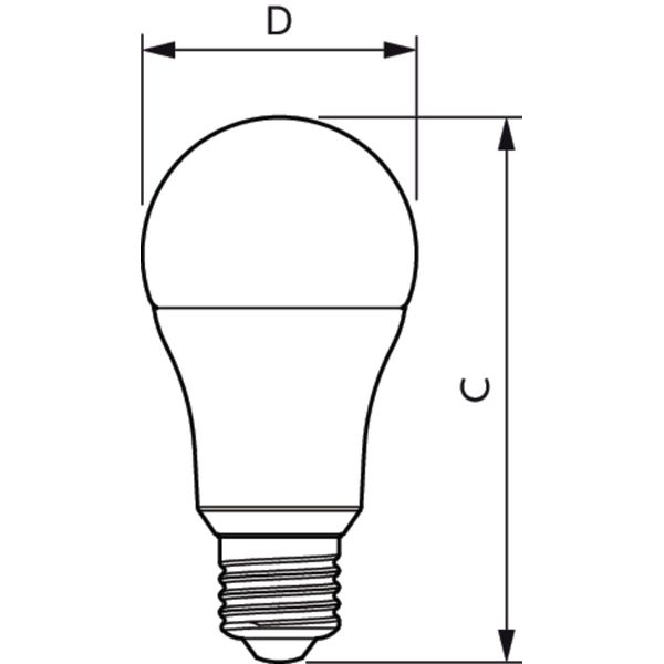 PILA LED 100W A60 E27 WW FR ND 1CT/6 image 2