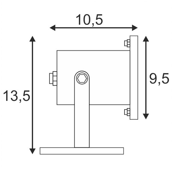 NAUTILUS, outdoor floodlight, QPAR51, max. 35W image 2