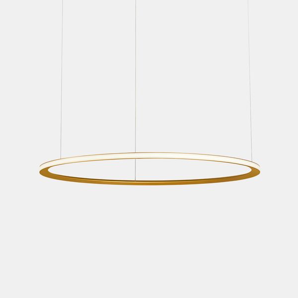 Pendant Circular Outward ø2000 Recessed LED 110W 5092lm 2700K Gold image 1