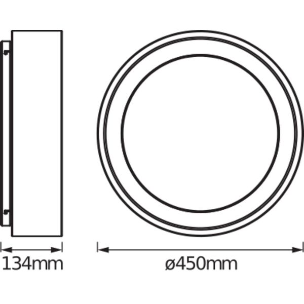 Cylinder White 450mm TW image 5