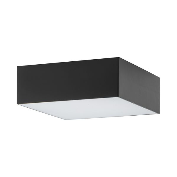 LID SQUARE LED 15W 3000K BLACK image 1