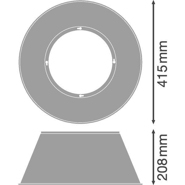 HIGH BAY REFLECTOR GEN 3 93 W image 3