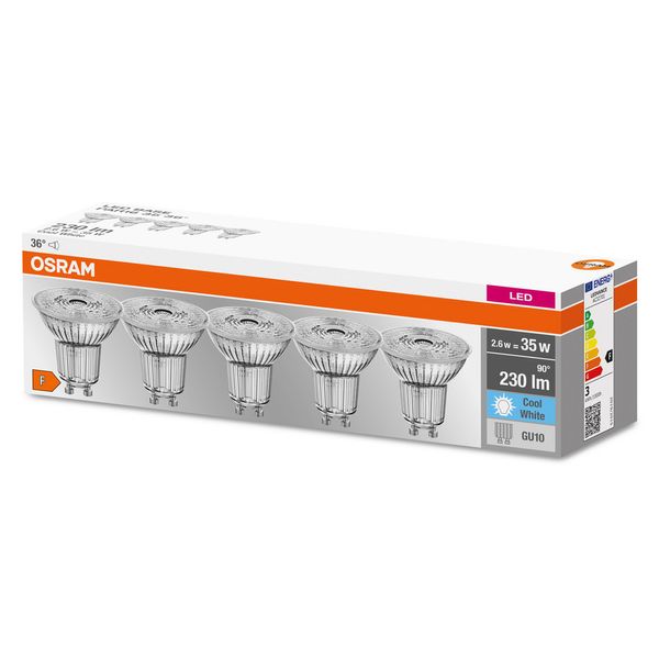 LED BASE PAR16 35 36 ° 2.6 W/4000 K GU10 image 1