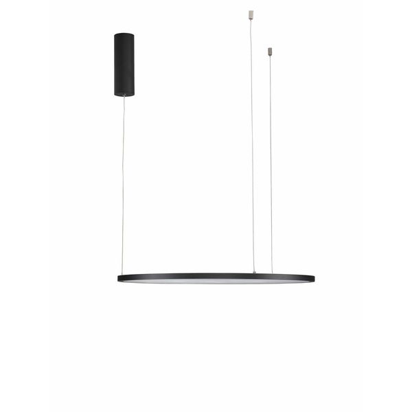 Triac Dimmable Sandy Black Aluminium   & Acrylic  LED 37 Watt 230 Volt   1274Lm 3000K IP20   D: 60 H: 200 cm Adjustable Height image 1