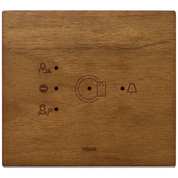 Transponder plate 3M wood Italian walnut image 1