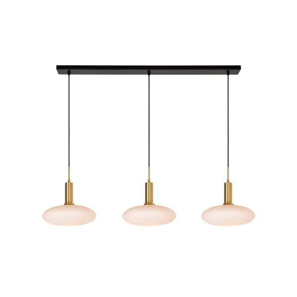 SINGALA Pendant light-Matt G.-3xE27-60W-Glass image 1