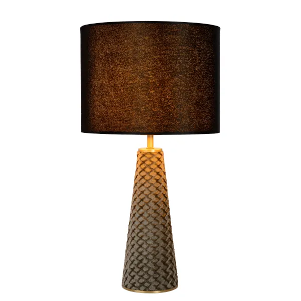 VELVET Table lamp E27/40W H47cm Grey/Black image 1