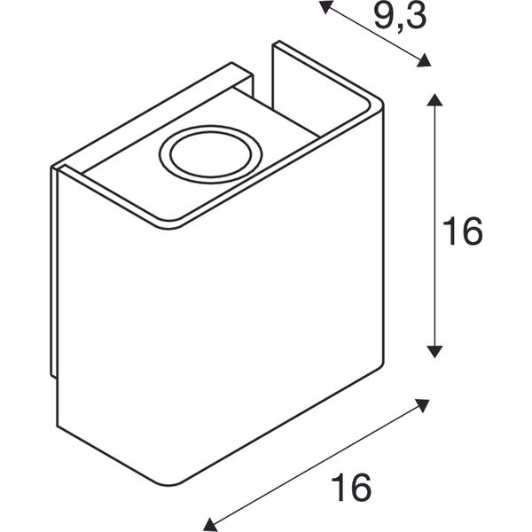 MANA 325lm 3000K 230V 60ø IP65 anthracite image 2