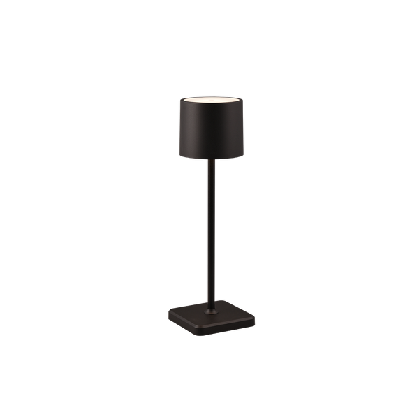 Fernandez LED outdoor table lamp matt black rechargeable image 1