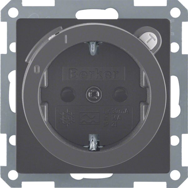 SCHUKO soc.out. residual current circuit-breaker,enhncd contact prot., image 1