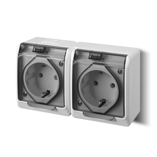 HERMES SOCKET 2x2P+Z SCHUKO image 2