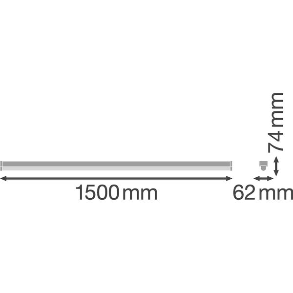 LINEAR ULTRA OUTPUT EMERGENCY 1500 46 W 4000 K image 3