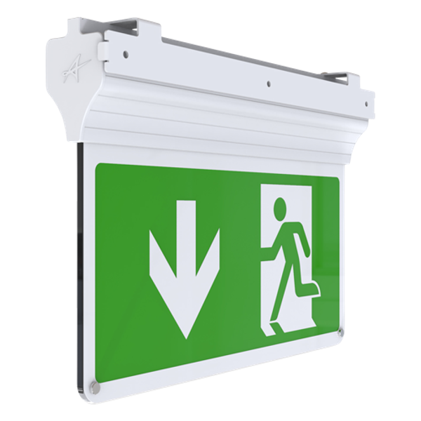 Eagle 3-In-1 Exit Sign Maintained / Non-Maintained White image 2