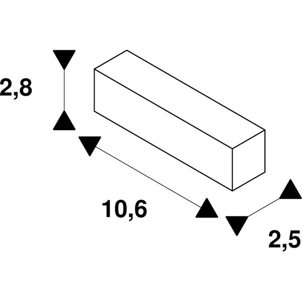 S-TRACK DALI connector, black image 2