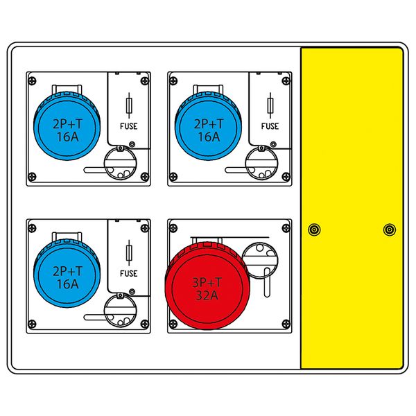 WALL BOX 1 SOCKET TYPE 2 image 1