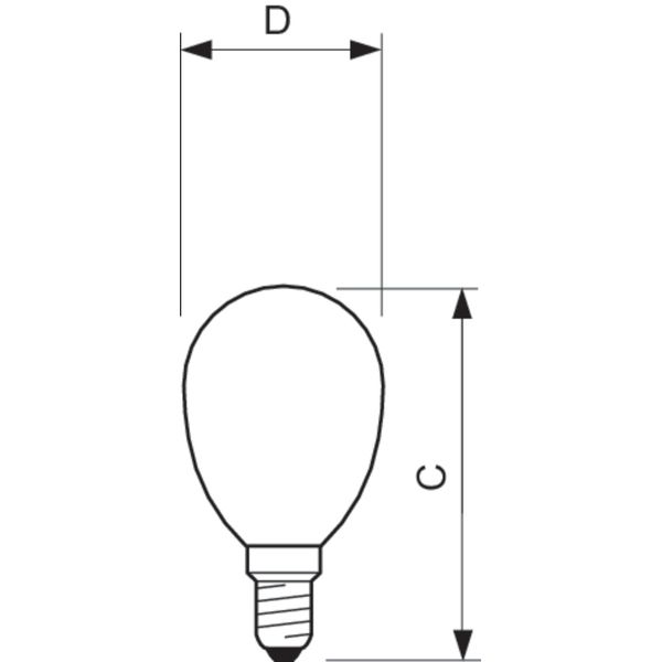 CorePro LEDLusterND2-25W P45 E14 827 CLG image 2