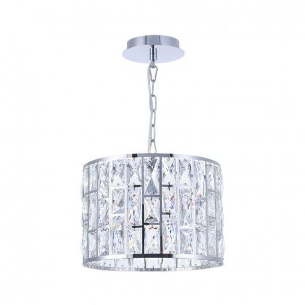 Modern Gelid Chandelier Chrome image 3