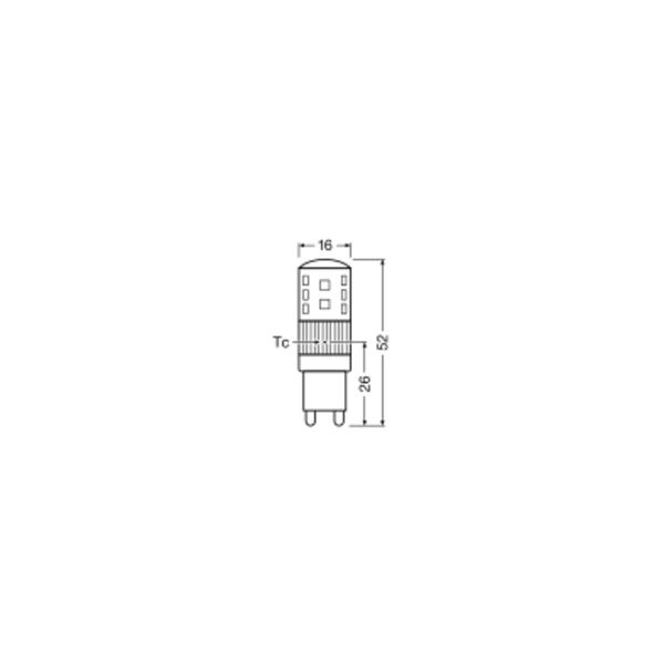 LED PIN G9 DIM 3W 827 Clear G9 image 5