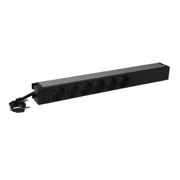 PDU 19 inches 1U 6 x 2P+E german standard image 1