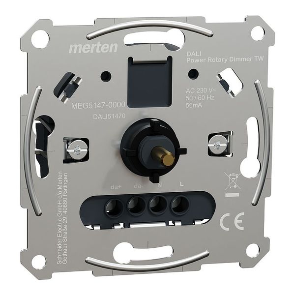 DALI rotary dimmer insert Tunable White with power supply image 1