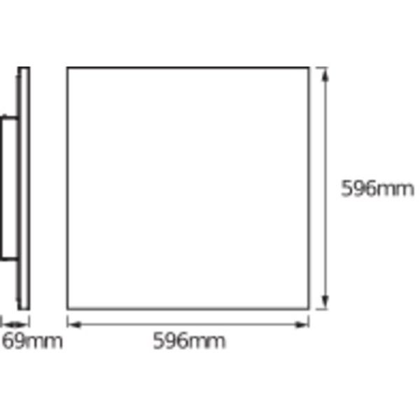 SMART+ Planon Frameless TW and Multicolor 600x600mm RGB + TW image 3