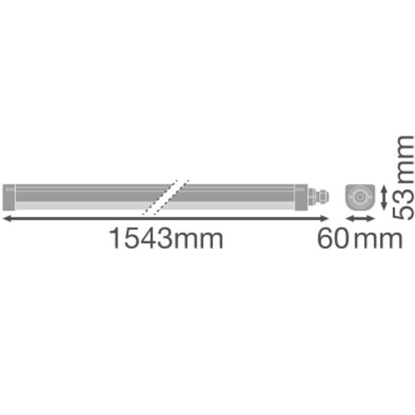 DAMP PROOF COMPACT GEN 2 1500 V 50W 840 IP66 PS image 20