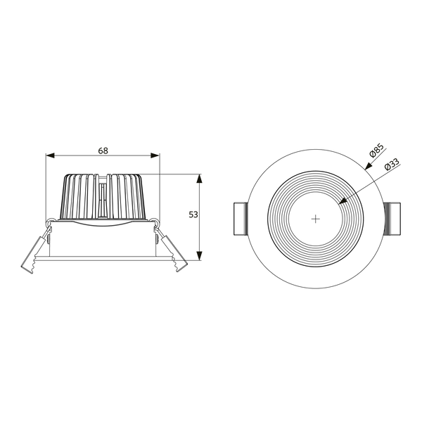 LEDSpotRA-Ava-E2 7W-Dim-2700-30D-BA image 4