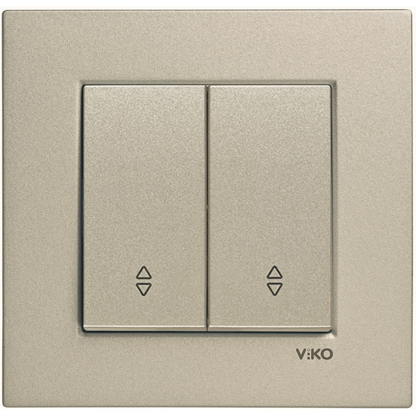 Novella Bronze Two Gang Switch-Two Way Switch image 1