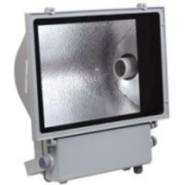 Floodlight MHS E40 250W IP65 (04-250-01) grey IeK image 1