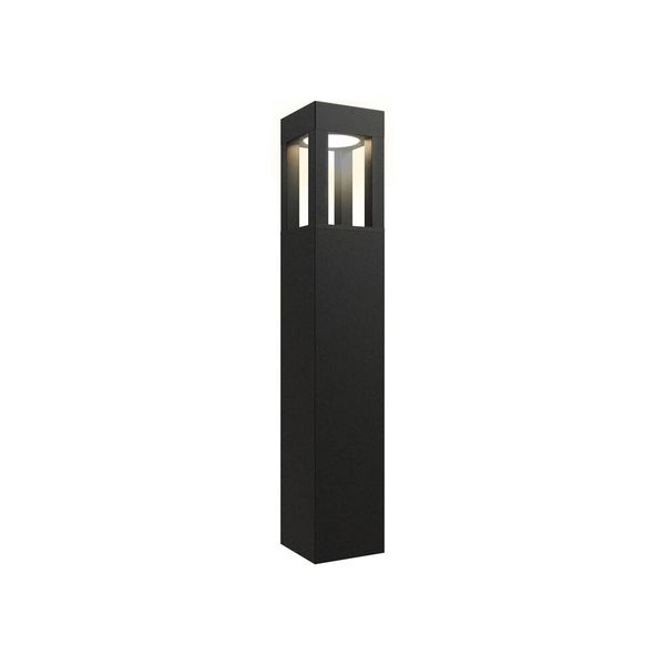 Aries Bollard 900mm Warm White Black image 1