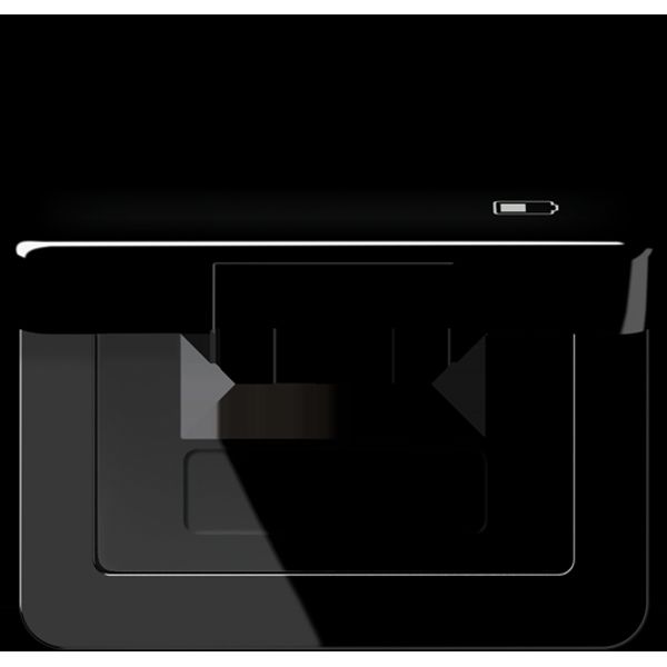 Hinged lid USB with centre plate CD590KLUSBSW image 3