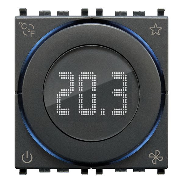 Home autom.dial thermostat 2M grey image 1
