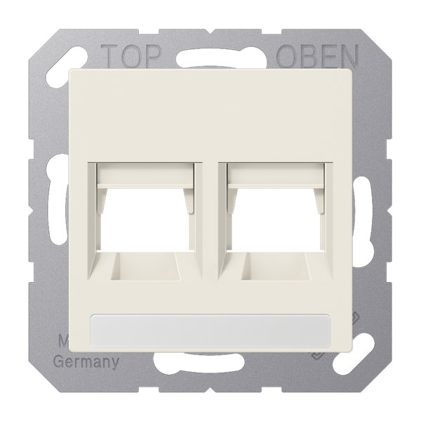 Centre plate for MJ IF f. 2 socket A1569-25NAWE image 1