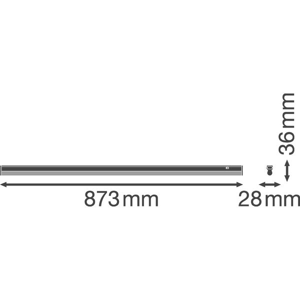 LINEAR COMPACT SWITCH 900 12 W 4000 K image 3