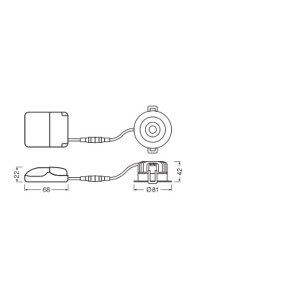 SPOT FIRE RATED 8W 940 PS DIM IP65 WT image 18