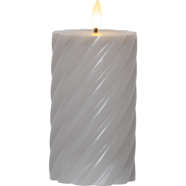 LED Pillar Candle Flamme Swirl image 2