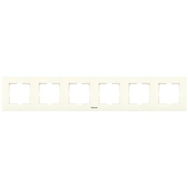 Karre Plus Accessory Beige Six Gang Frame image 1