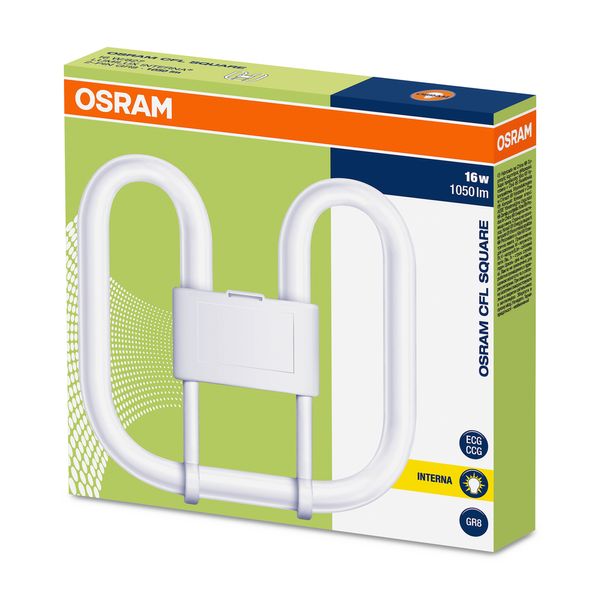 CFL SQUARE 16W/827 2-PIN GR8 FS1   OSRAM image 3