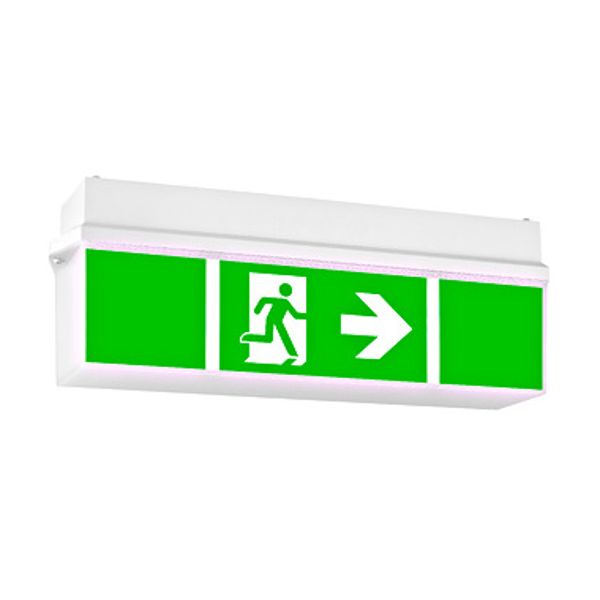 Emergency luminaire KWI HP-LED 230V EL, ceiling mounting image 1