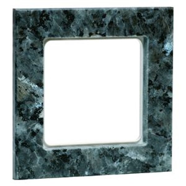 Cover frame AURA stein 1-fold Labrador Bluepearl image 1