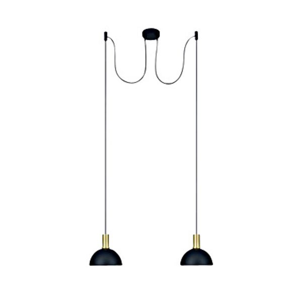 Bela Alto S Pendant luminar 2x10W 100-240V E27 IP20 brass image 1