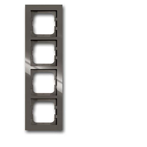 1724-291 Cover Frame Busch-axcent® entrée-grey image 1