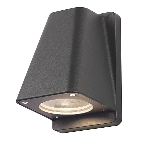 WALLYX GU10 wall lamp, max. 50W, IP44, anthracite image 2